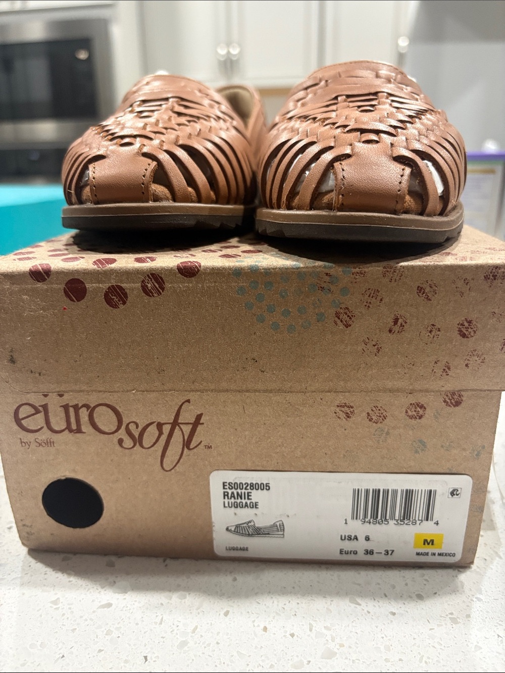 Eurosoft Ranie Huarache Flat - Picture 6 of 6